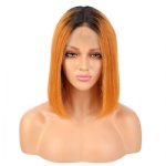 Color hair bobo lace wig