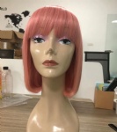 Fringe bobo lace wig