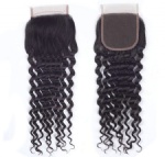 4x4” Lace Closure Peruvian Hair Deep Curl