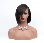 Side part bob wig brazilian quality hair