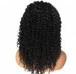 Peruvian hair deep curly full head lace wig